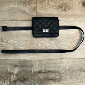 Black Mini Small Fanny Pack